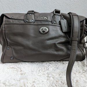 Coach Rhyder Satchel in Brown Leather